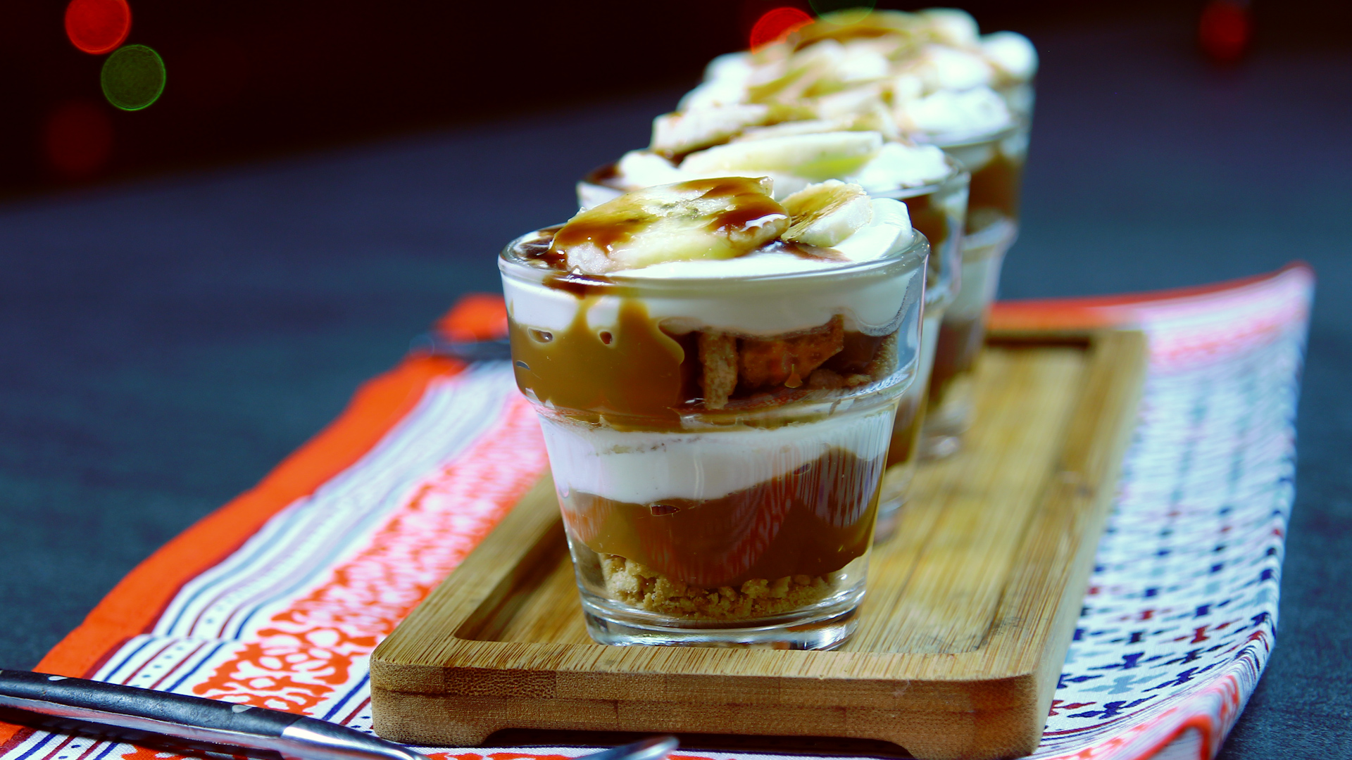 Postre de banana